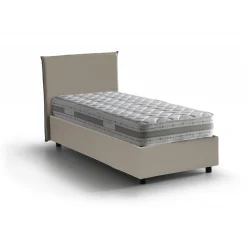 Letto singolo Adrama, con materasso Cm 80x190 incluso,<Dmora Online