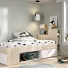 Letto singolo Adrielle, 218x99 h96 cm,<Dmora New