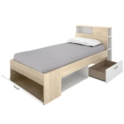 Letto singolo Adrielle, 218x99 h96 cm,<Dmora New