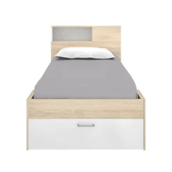 Letto singolo Adrielle, 218x99 h96 cm,<Dmora New