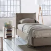 Letto singolo Aigor, adatto per materasso Cm 90x190,<Dmora Discount
