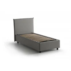 Letto singolo Ajan, adatto per materasso Cm 90x190,<Dmora New