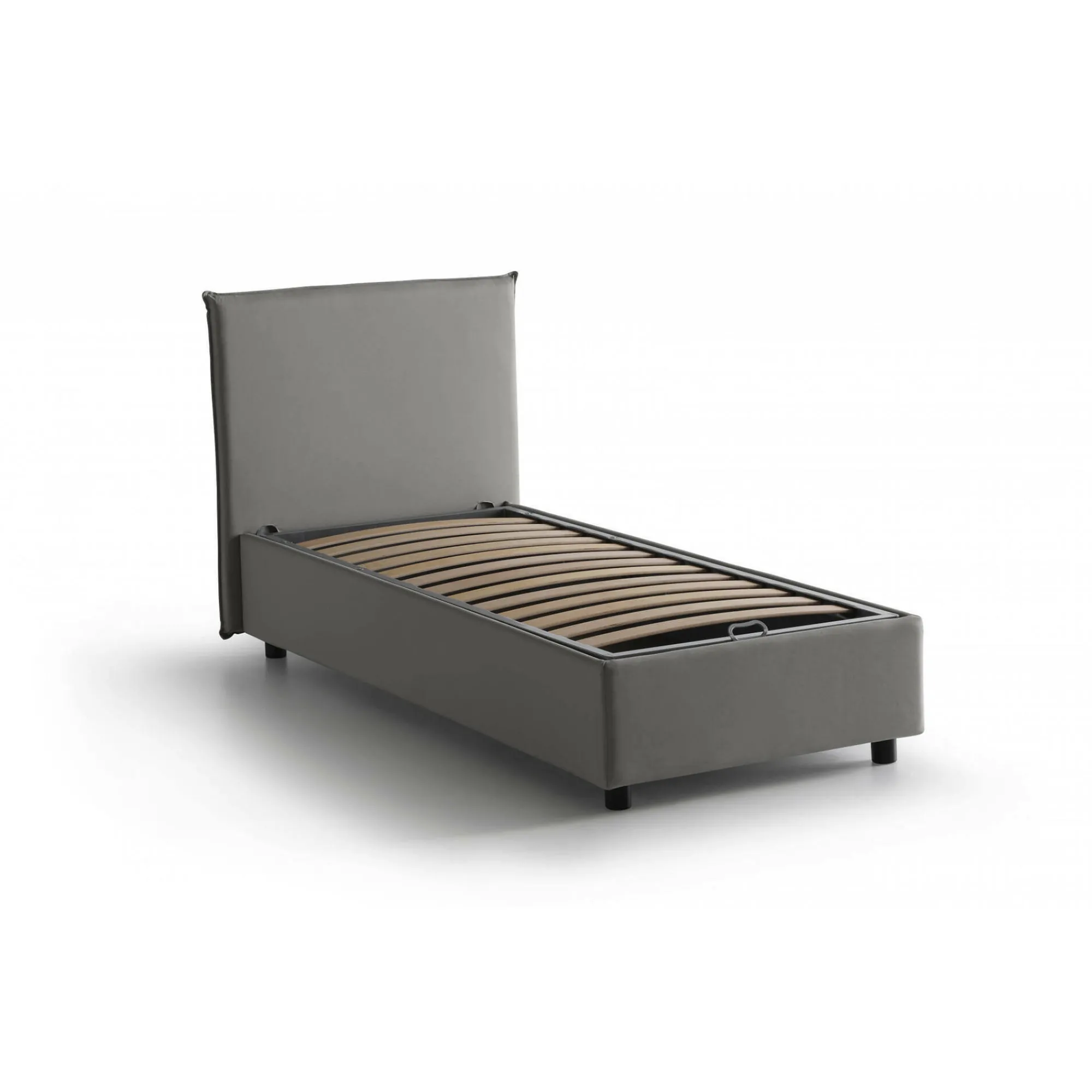 Letto singolo Ajan, adatto per materasso Cm 90x190,<Dmora New
