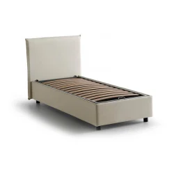 Letto singolo Alder, adatto per materasso Cm 90x200,<Dmora Flash Sale