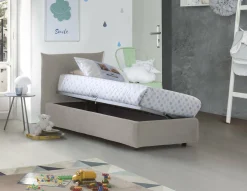 Letto singolo Alisech, adatto per materasso Cm 80x190,<Dmora Cheap