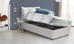 Letto singolo Alzavola, con materasso Cm 80x190 incluso,<Dmora Clearance