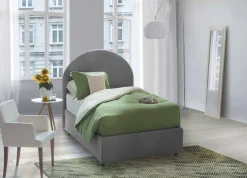Letto singolo Amantea, adatto per materasso Cm 80x190,<Dmora Outlet