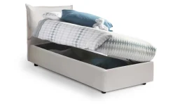 Letto singolo Anathema, adatto per materasso Cm 80x190,<Dmora Sale