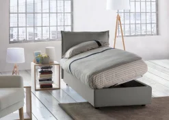 Letto singolo Aphrodite, adatto per materasso Cm 80x190,<Dmora Cheap