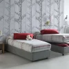 Letto singolo Aquolina, adatto per materasso Cm 80x190,<Dmora Shop