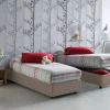 Letto singolo Aquolina, adatto per materasso Cm 80x190,<Dmora Shop