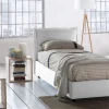 Letto singolo Aren, con materasso Cm 80x190 incluso,<Dmora Discount