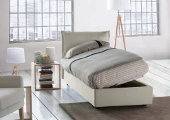 Letto singolo Aren, con materasso Cm 80x190 incluso,<Dmora Shop