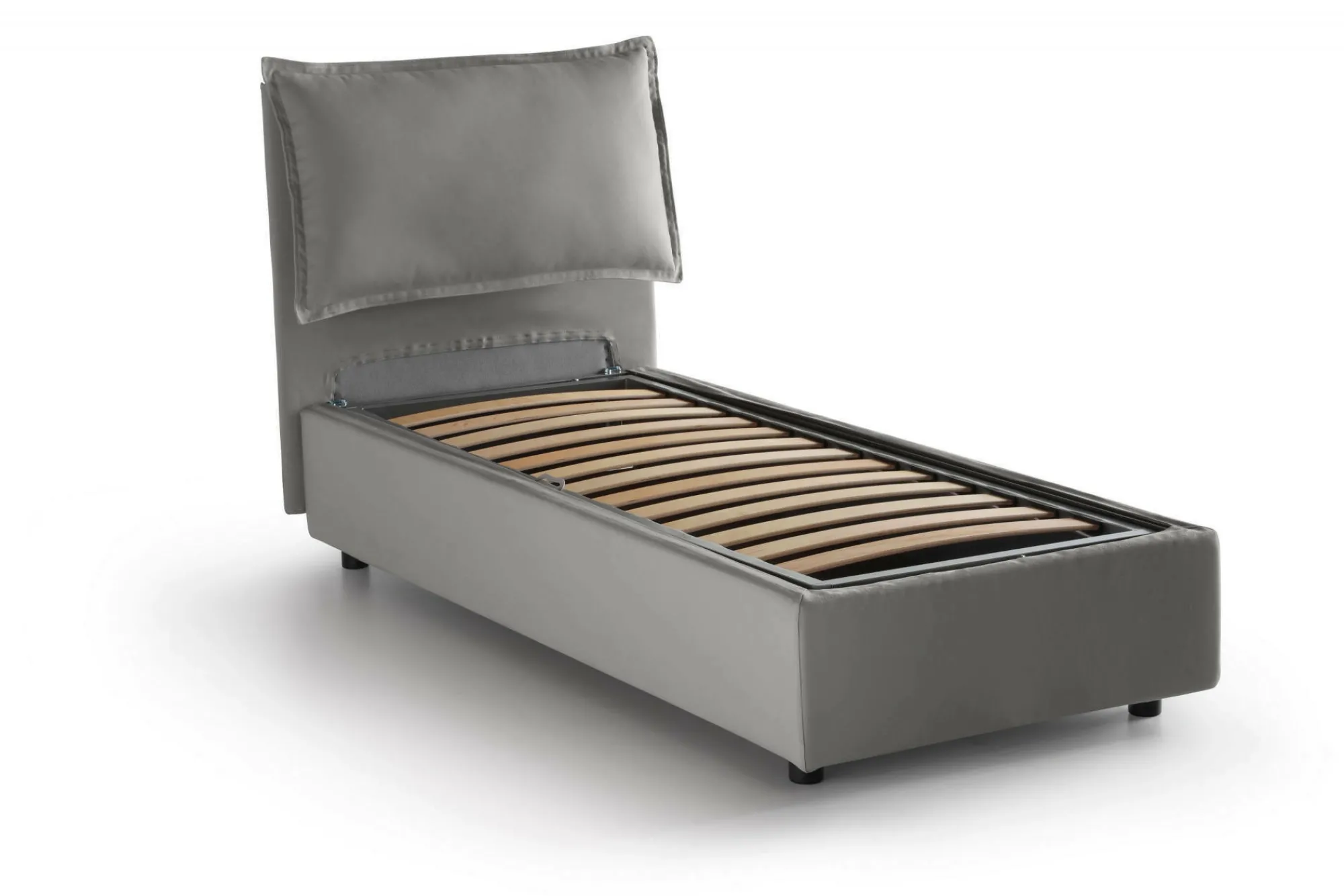 Letto singolo Aren, con materasso Cm 80x190 incluso,<Dmora Flash Sale