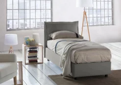 Letto singolo Armaduk, con materasso Cm 80x190 incluso,<Dmora Store