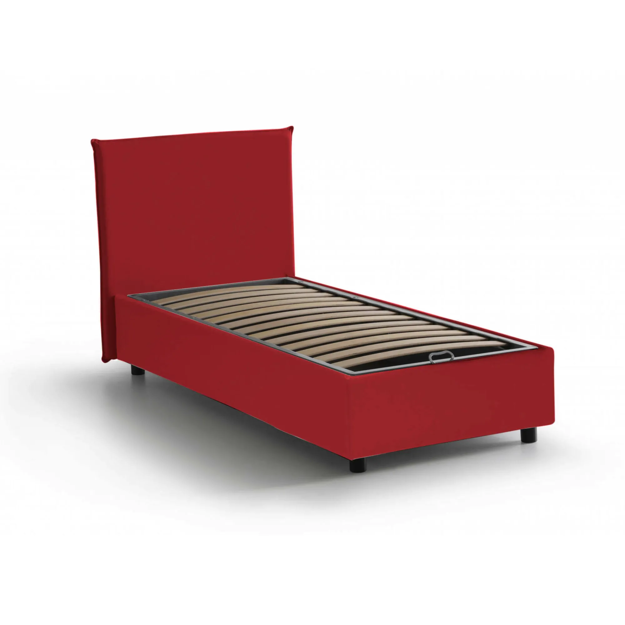 Letto singolo Arminius, con materasso Cm 90x190 incluso,<Dmora New