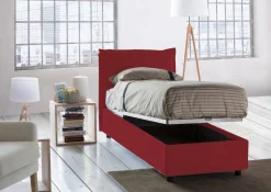 Letto singolo Arzon, con materasso Cm 90x200 incluso,<Dmora Hot