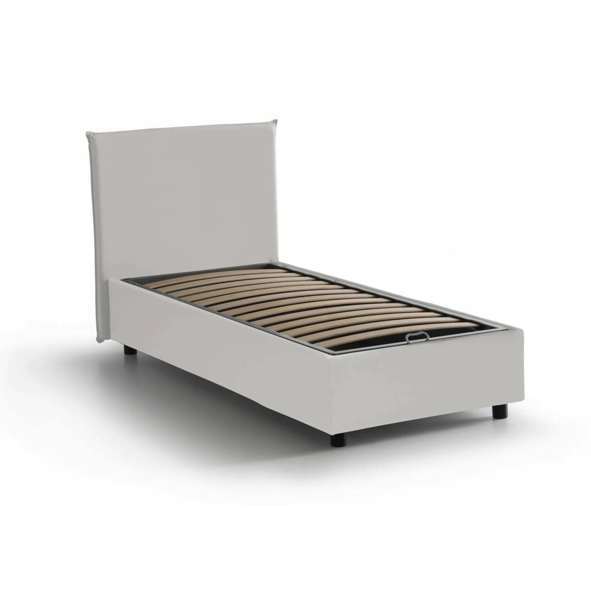 Letto singolo Asio, adatto per materasso Cm 80x190,<Dmora Discount