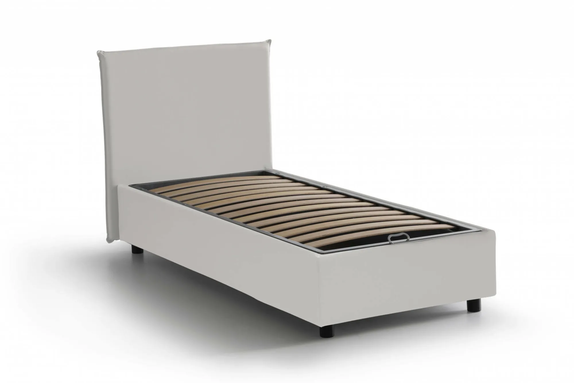 Letto singolo Asio, adatto per materasso Cm 80x190,<Dmora Discount