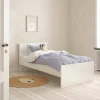 Letto singolo Assar, 96x197 h80 cm, Bianco<Dmora Outlet