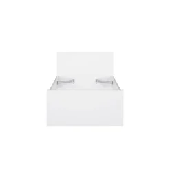 Letto singolo Assar, 96x197 h80 cm, Bianco<Dmora Outlet