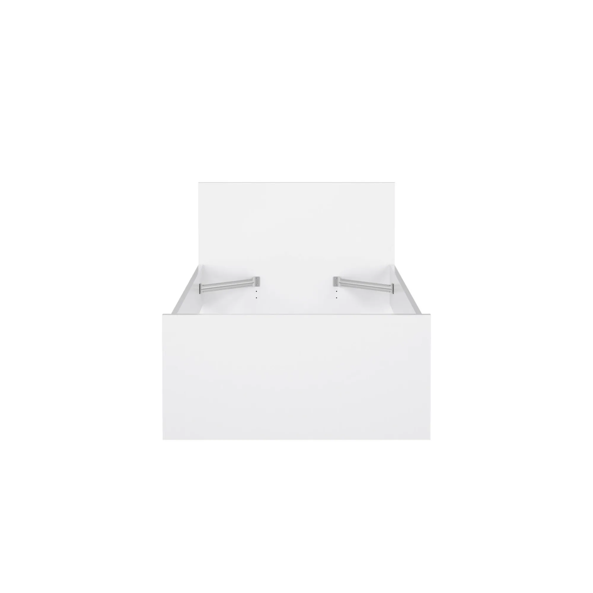 Letto singolo Assar, 96x197 h80 cm, Bianco<Dmora Outlet