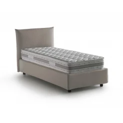 Letto singolo Astianatte, con materasso Cm 80x190 incluso,<Dmora Clearance
