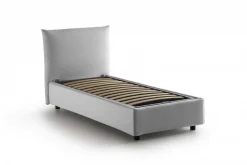 Letto singolo Astianatte, con materasso Cm 80x190 incluso,<Dmora Outlet