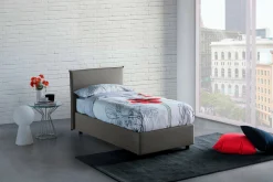 Letto singolo Astor, con materasso Cm 80x190 incluso,<Dmora Fashion