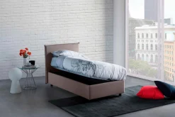 Letto singolo Astor, con materasso Cm 80x190 incluso,<Dmora Fashion