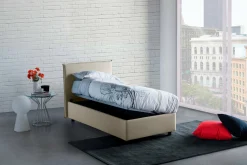Letto singolo Astor, con materasso Cm 80x190 incluso,<Dmora Hot