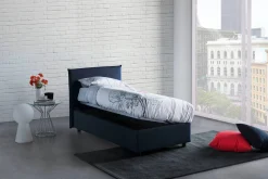 Letto singolo Astor, con materasso Cm 80x190 incluso,<Dmora Discount