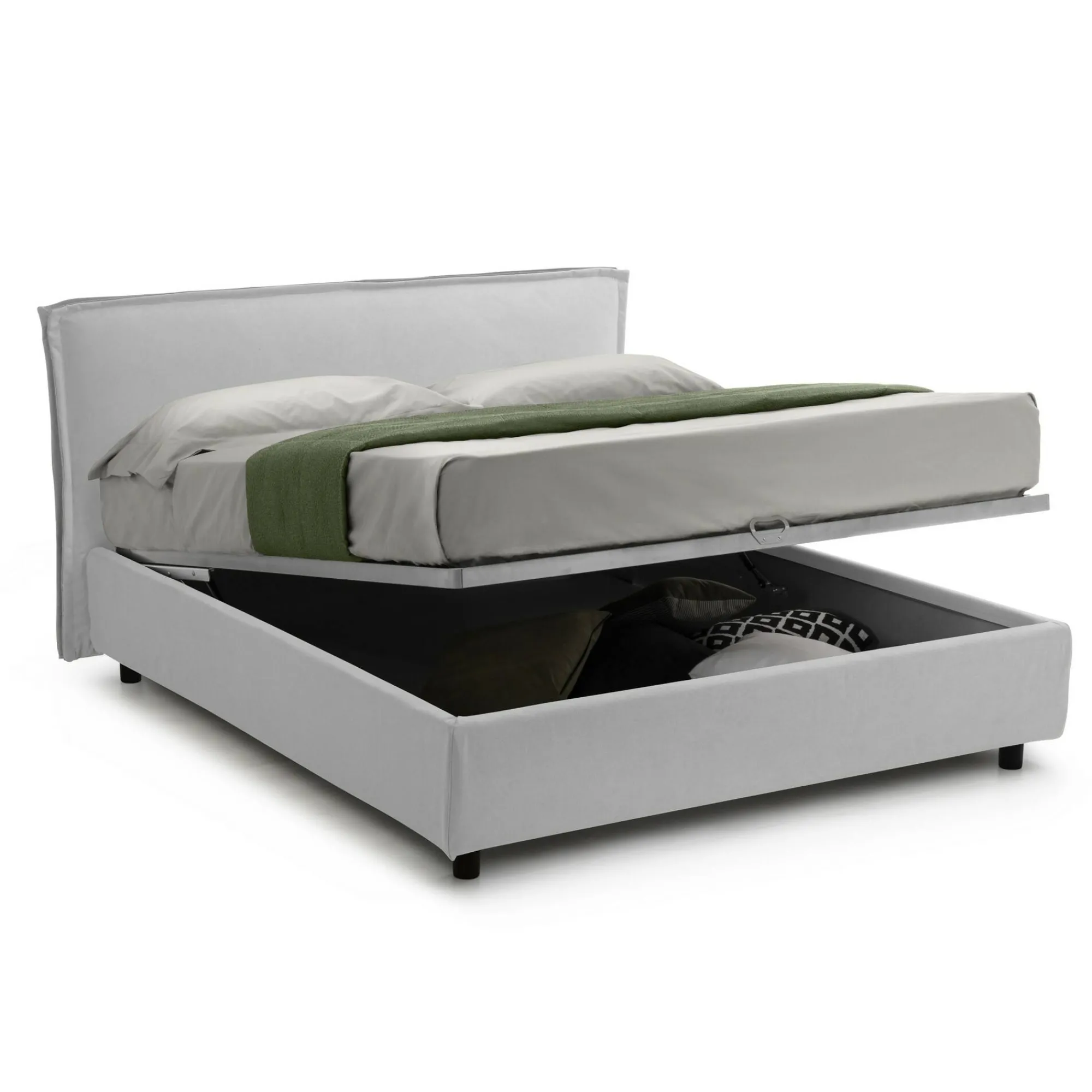 Letto singolo Atrelmo, Con materasso Cm 80x200 incluso,<Dmora Best