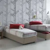 Letto singolo Avova, con materasso Cm 80x200 incluso,<Dmora Cheap