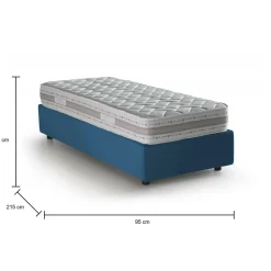Letto singolo Avova, con materasso Cm 80x200 incluso,<Dmora Fashion