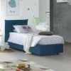Letto singolo Azeglio, con materasso Cm 80x190 incluso,<Dmora Clearance
