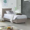 Letto singolo Azeglio, con materasso Cm 80x190 incluso,<Dmora Outlet