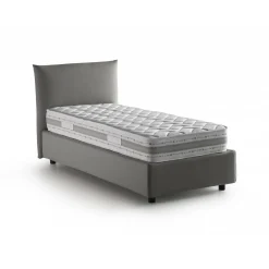 Letto singolo Azeglio, con materasso Cm 80x190 incluso,<Dmora Outlet