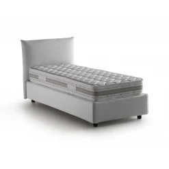 Letto singolo Azeglio, con materasso Cm 80x190 incluso,<Dmora Fashion