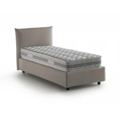 Letto singolo Azeglio, con materasso Cm 80x190 incluso,<Dmora Outlet