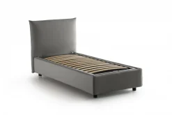 Letto singolo Azeglio, con materasso Cm 80x190 incluso,<Dmora Outlet