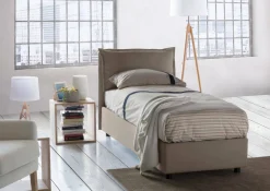 Letto singolo Azzurrino, adatto per materasso Cm 80x200,<Dmora Best