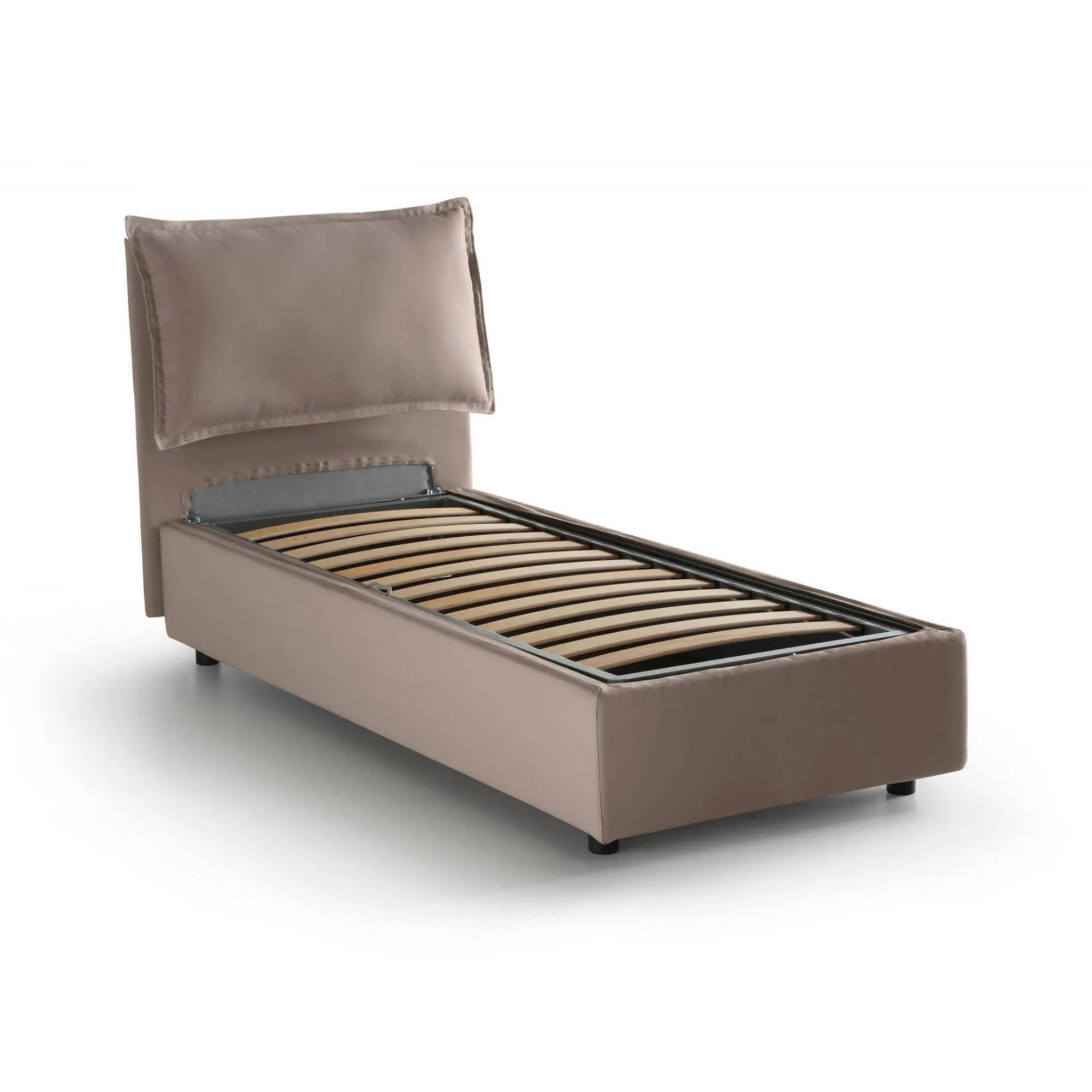 Letto singolo Azzurrino, adatto per materasso Cm 80x200,<Dmora Best