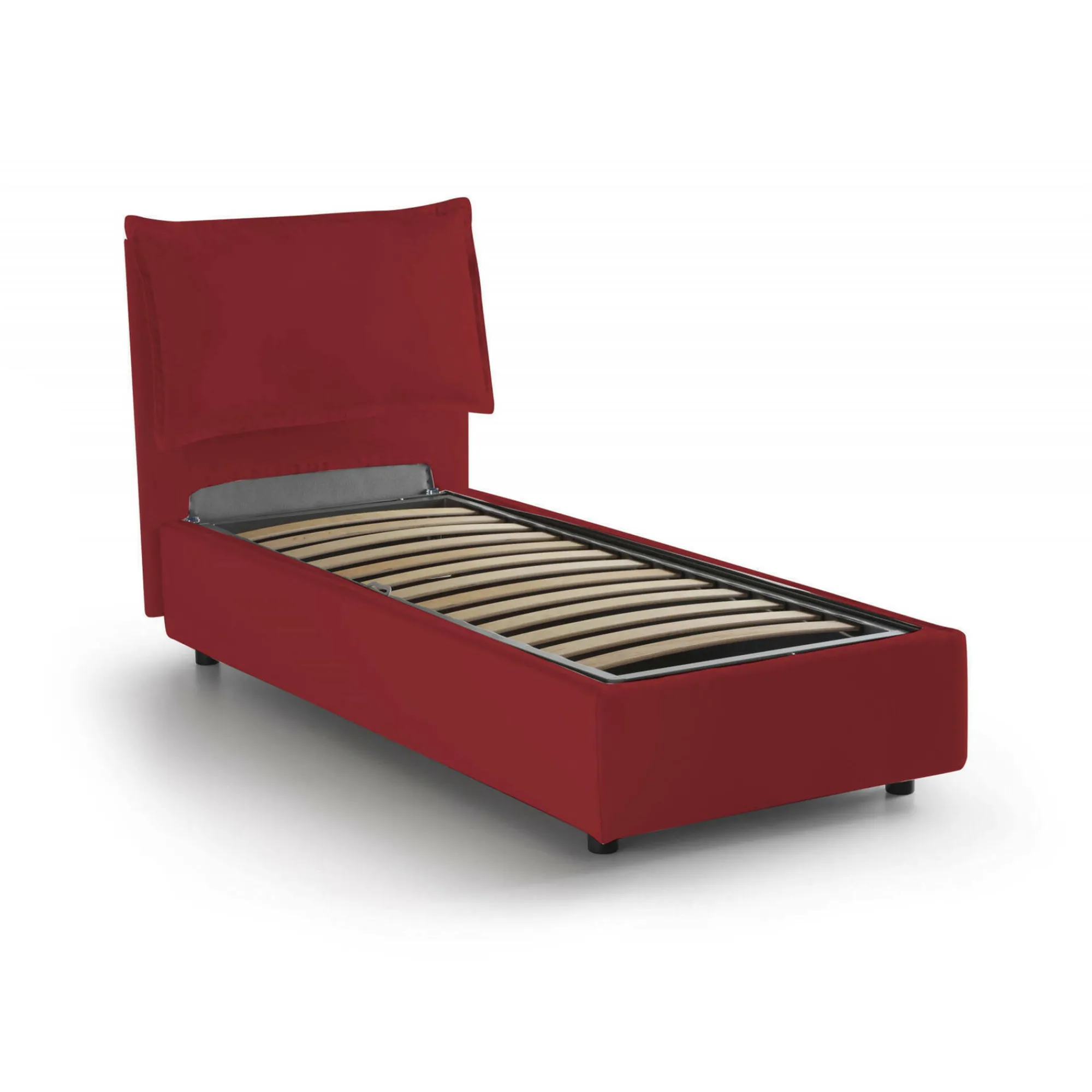 Letto singolo Azzurrino, adatto per materasso Cm 80x200,<Dmora Cheap