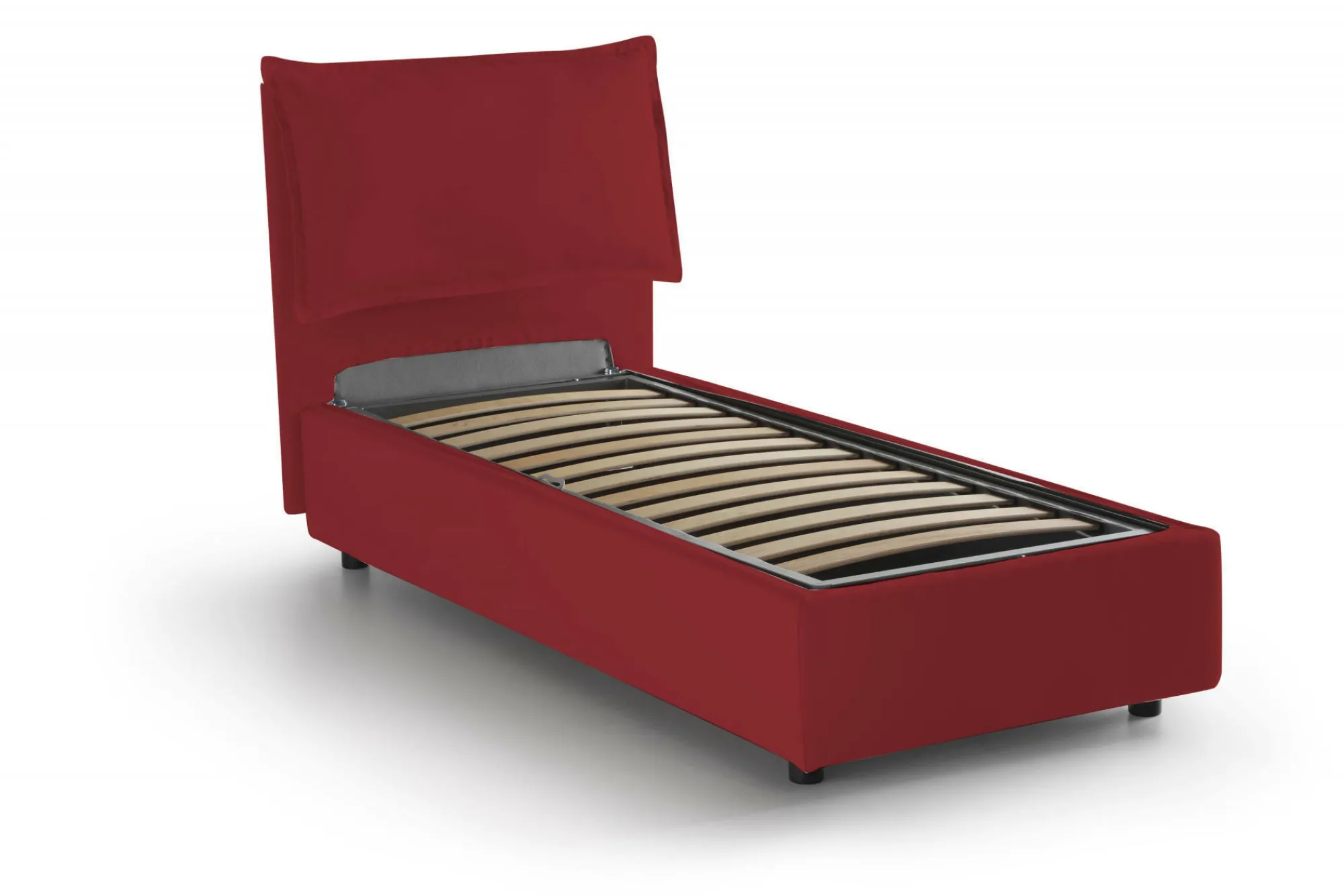 Letto singolo Azzurrino, adatto per materasso Cm 80x200,<Dmora Cheap