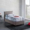 Letto singolo Boudicca, con materasso Cm 80x200 incluso,<Dmora Store