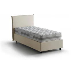 Letto singolo Boudicca, con materasso Cm 80x200 incluso,<Dmora Shop