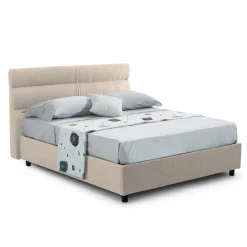 Letto singolo Brendola, Con materasso Cm 80x190 incluso,<Dmora Clearance