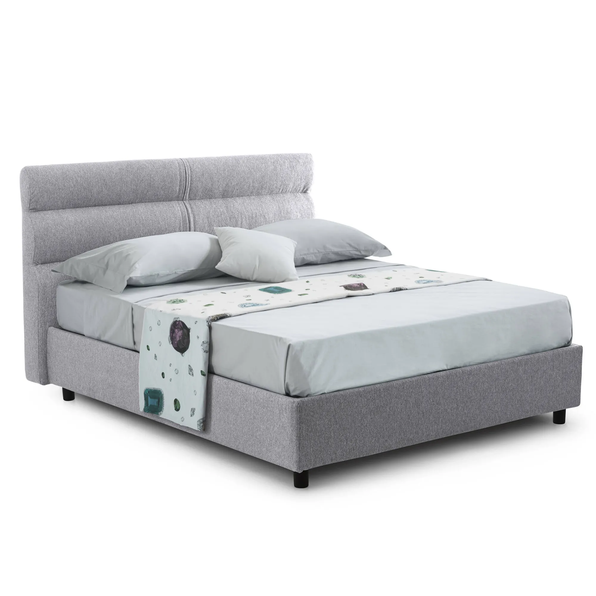 Letto singolo Brenta, Adatto a materasso Cm 80x200,<Dmora Hot