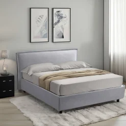 Letto singolo Brozolo, Con materasso Cm 80x190 incluso,<Dmora Fashion